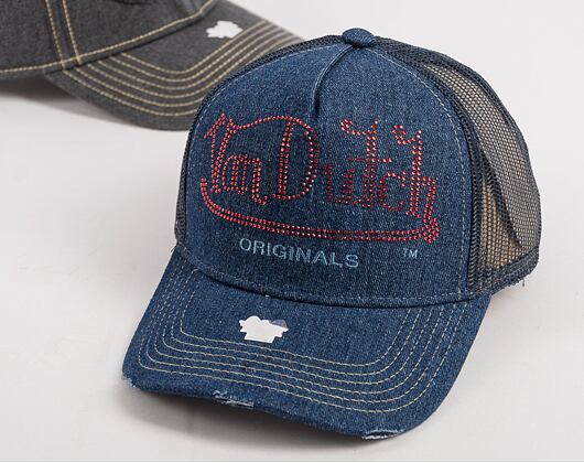 Kappe Von Dutch Trucker Fargo Cotton Denim Denim/Navy