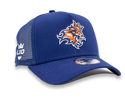 Kappe NEW ERA Core 9FORTY A-Frame Trucker Prague Lions Dark Royal