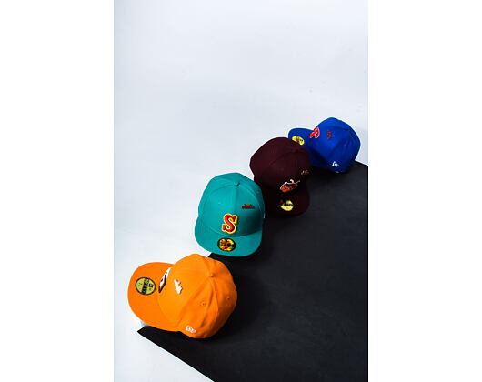 Kappe New Era 59FIFTY MLB Retro Pin Pack Seattle Mariners Team Color