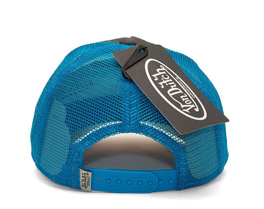 Kappe Von Dutch Trucker Boston - Cotton Twill - Cream/Blue