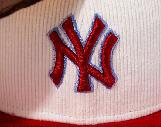 Kappe New Era 59FIFTY MLB Cord - NY Yankees - Off White / Red / Copen Blue