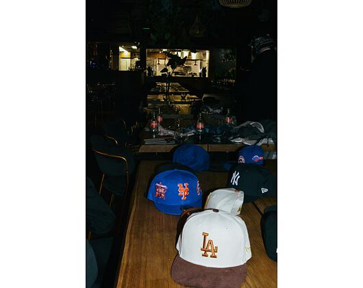 Kappe New Era 59FIFTY MLB Cord Los Angeles Dodgers Stein / Karamellbraun / Ananas