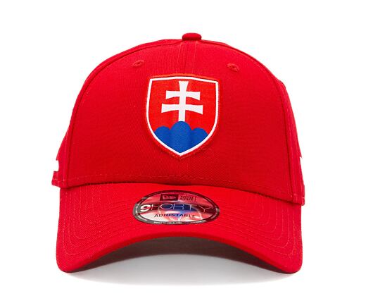Kappe New Era 9FORTY National Team - Slovakia Scarlet