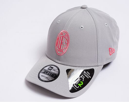 Kappe New Era 9FORTY Seasonal Pop AC Milan - Grey / Lava Red