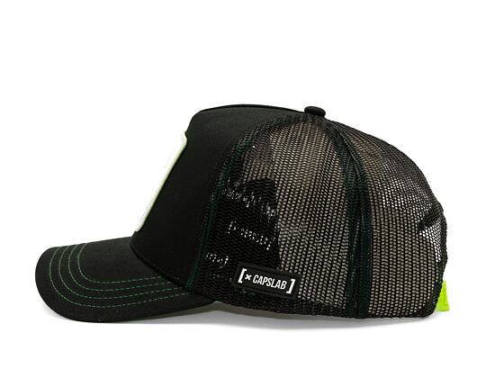 Kappe Capslab - Trucker Mojito - Black / Lime Green