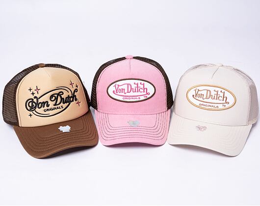 Kappe Von Dutch Boston Trucker Cream/White