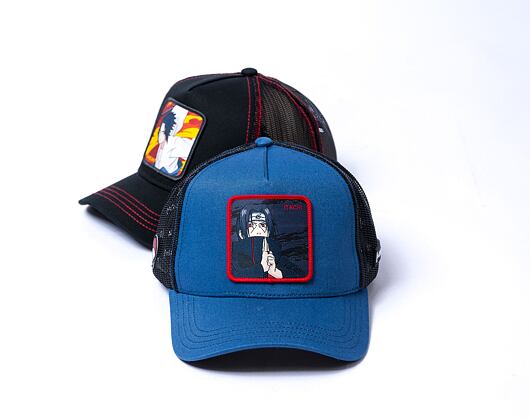 Kappe Capslab Naruto Trucker - Itachi - Royal Blue / Black