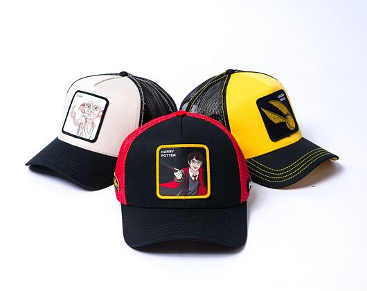 Kappe Capslab Harry Potter Trucker - Harry - Black / Red