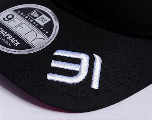 Kappe New Era - 9FIFTY Pre-Curved - Black - Alpine F1 - Black