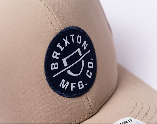 Kappe Brixton Crest X MP Snapback - Sand/Navy
