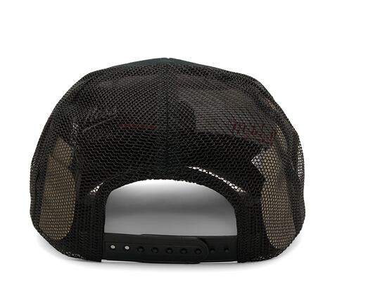 Kappe Brixton Regal Netplus MP Trucker Hat - Black/Black