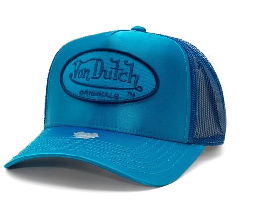 Kappe Von Dutch Trucker Cary - Satin - Blue