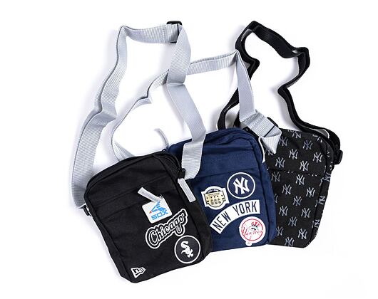 Tasche New Era - Monogram Side Bag - NY Yankees - Black / Grey Heather