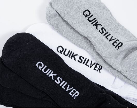 2 Paar Socken Quiksilver Basic Crew Socks Black