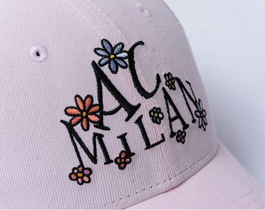 Kappe New Era - 9FORTY Needle Cord Doodle AC Milan - Pink