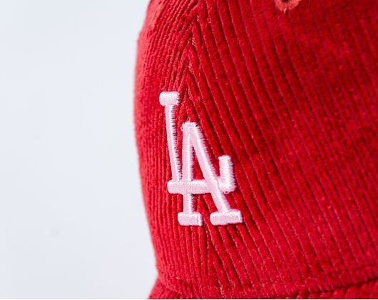 Damen Kappe New Era - 9FORTY Cord - LA Dodgers - Rust / Fondant Pink