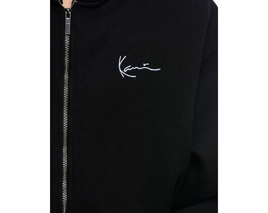 Pullover Karl Kani - Chest Signature Essential Zip Hoodie - Black