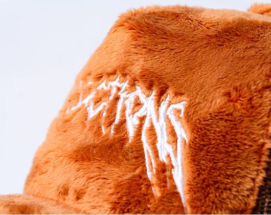 Kappe Reflection Luxury Fuzzy Trucker Teddy Bear Brown