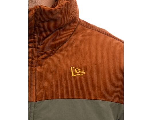 Jacke New Era - Canvas Puffer - New Olive / Brown