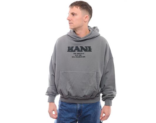 Pullover Karl Kani Retro Sprayed Oversized Hoodie - Anthracite