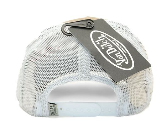 Kappe Von Dutch Boston Trucker Cotton Twill Mocha/White