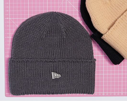 Mütze New Era - Medium Knit Wide Cuff Beanie - Black