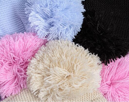 Damen Mütze New Era - Medium Knit Double Pom Beanie - NY Yankees - Pastel Blue / White