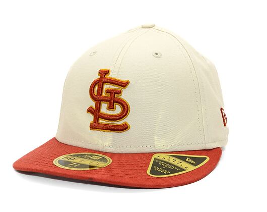 Kappe New Era - 59FIFTY Low Profile "Late Fall Vibes" - St. Louis Cardinals - Cream / Rust