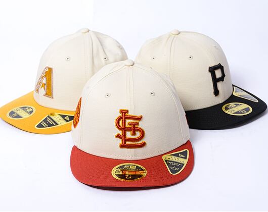 Kappe New Era - 59FIFTY Low Profile "Late Fall Vibes" - St. Louis Cardinals - Cream / Rust