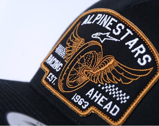 Kappe Alpinestars - Heritage Patch Trucker - Black/Black