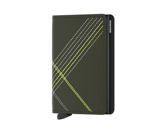 Geldbörse Secrid Slimwallet Stitched Lime