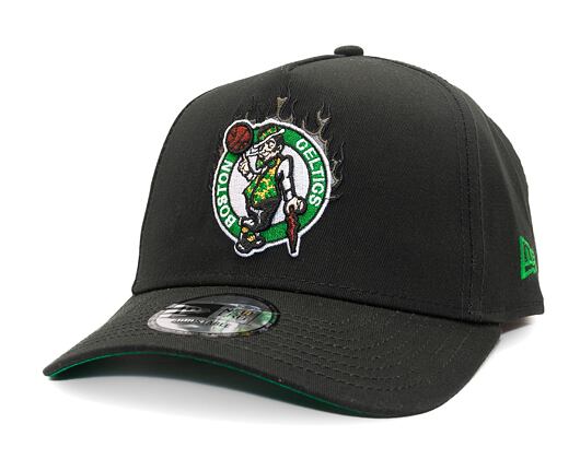 Kappe New Era - 9FORTY A-Frame NBA Flame Boston Celtics - Black