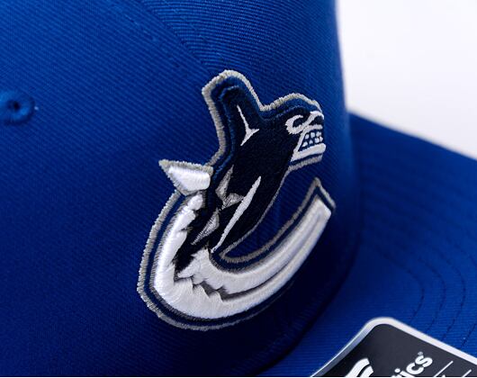 Kappe Fanatics - Vancouver Canucks - A/CAP Str Mid Crn Adj Sqv Sbk - Blue Cobalt