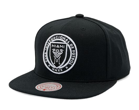 Kappe Mitchell & Ness - Evergreen Black White Snapback - Inter Miami Cf - Black