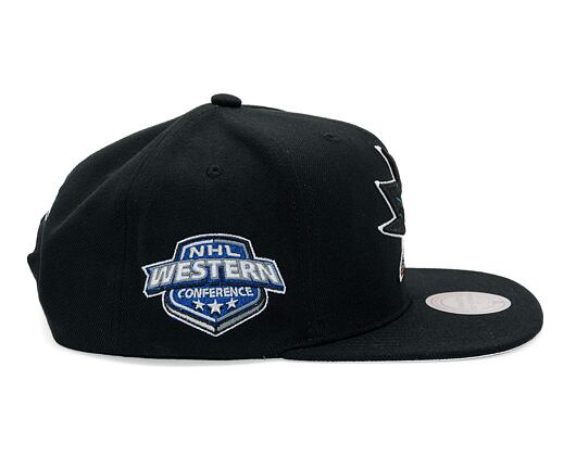 Kappe Mitchell & Ness - Conference Patch Snapback - San Jose Sharks - Black