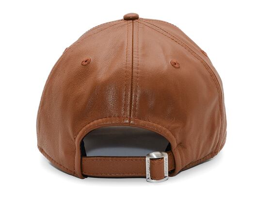 Kappe New Era - MLB Image Drop - Leather 9FORTY - NY Yankees - Brown / White