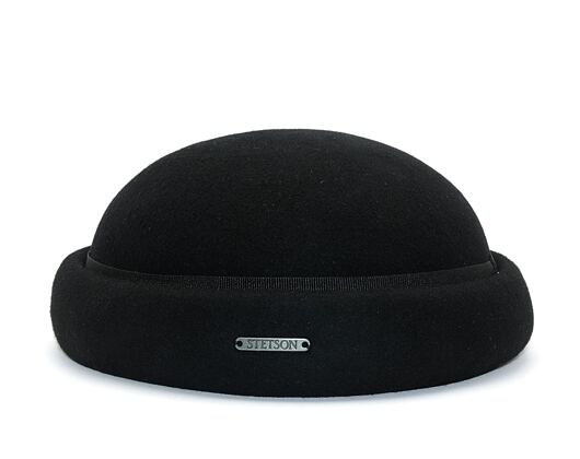 Mütze Stetson Docker Woolfelt Black