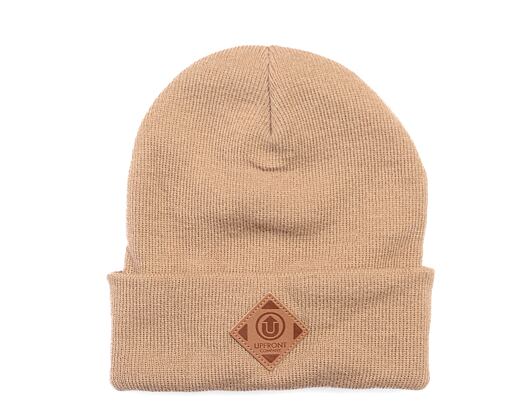 Mütze Upfront - OFFICIAL UF Fold Beanie UF4057-0086 Lt. Brown