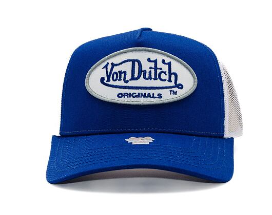 Kappe Von Dutch - Trucker Boston - Caps - Cot Twill - Blue/White