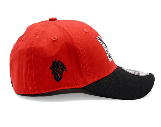 Kappe New Era - M Logo 39THIRTY - AC Milan - Scarlet / Black