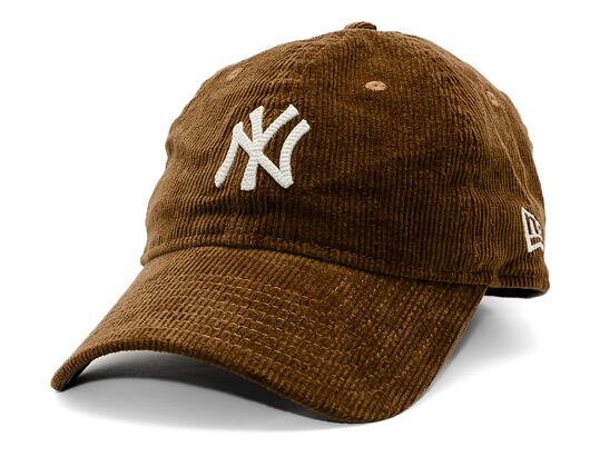 Kappe New Era - MLB Premium Cord 9TWENTY - NY Yankees - Walnut