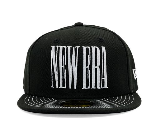 Kappe New Era - Wordmark 59FIFTY - Black / White