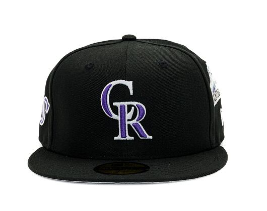 Kappe New Era - MLB Image Drop - All Over Print 59FIFTY - Colorado Rockies - Black