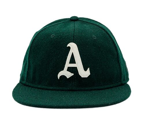 Kappe New Era - MLB Heritage 9FIFTY Retro Crown - Oakland Athletics - Kelly Green / White