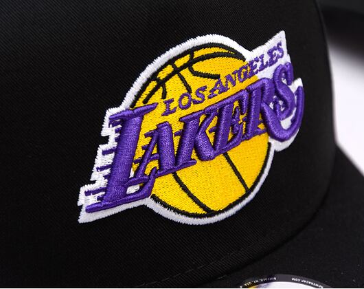 Kappe New Era - NBA Side Patch 9FORTY A-Frame - LA Lakers - Black