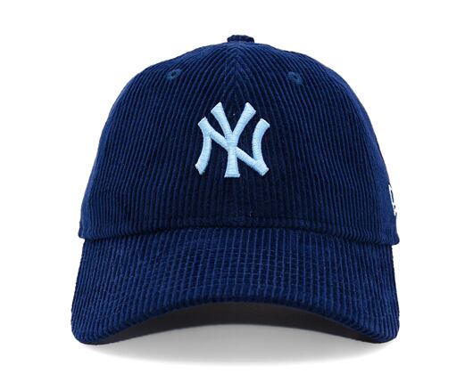 Damen Kappe New Era - MLB Cord 9TWENTY - NY Yankees - Navy / Pastel Blue