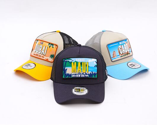 Kappe New Era - License Plate 9FORTY Trucker - Navy