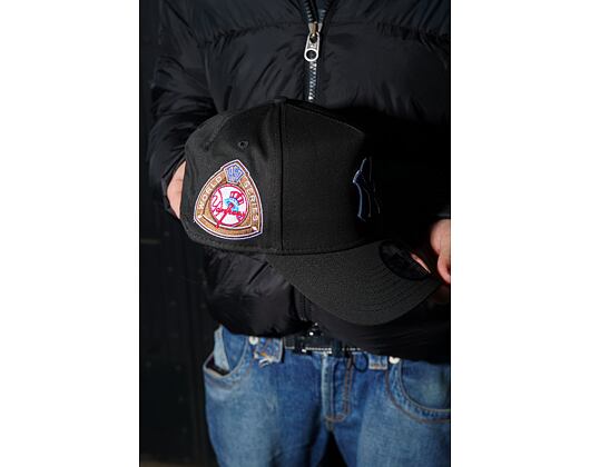 Kappe New Era - MLB World Series Patch 9FORTY A-Frame - NY Yankees - Black / Navy