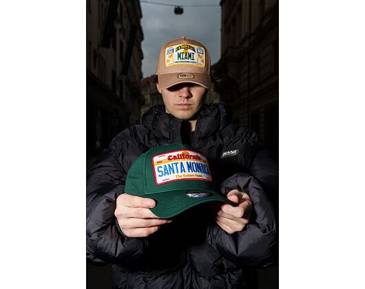 Kappe New Era - License Plate 9FORTY A-Frame - Light Brown