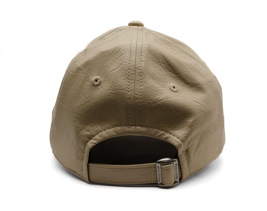 Damen Kappe New Era - MLB Crinkled PU 9FORTY - NY Yankees - Stone